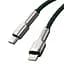 Кабель Baseus Cafule Metal Type-C to Lightning PD 20W (2m) green (CATLJK-B06) - мініатюра 6