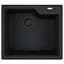 Кухонна мийка Franke Urban UBG 610-56 Black Edition (114.0699.236) гранітна - врізна - Чорний матовий - (пластиковий коландер у комлекті) - мініатюра 1