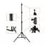Штатив для освітлення Light Stand 8806 ( 2,1 m ) Black - мініатюра 2
