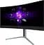 Монітор 27" Lorgar 34MP1 MiniLED Curved UWQHD VA 180Hz (LRG-34MP1W180C-GY) - мініатюра 3