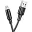 Кабель Borofone BX41 USB to Micro 2.4A 1 м PVC PVC connectors magnetic черный - миниатюра 1