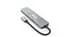 USB-хаб XON SmartHub 6 в 1 (SD/TF + Type-C + USB3.0 + 2хUSB2.0) Сірий (UHCHP062322G 5139) - мініатюра 4