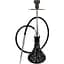 Кальян Trumpet Hookah Silver (колба Crystal Black) - мініатюра 2