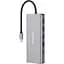 Порт-реплікатор Canyon DS-12, 13 in 1 USB-C hub, 2 x HDMI, Gigabit Ethernet, VGA, 3 x USB3.0, PD/100W, 3.5mm audio jack (CNS-TDS12) - мініатюра 1