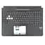 Верхня кришка для Asus FX505DV FX505DU FX505GU, (топкейс+клавіатура, 8pin RGB Backlit, Original) - мініатюра 1