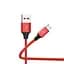 Кабель SkyDolphin S55V Neylon USB - micro USB (M/M), 1 м, Red (SDUSB-000439) - миниатюра 2