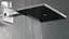 Верхній душ Hansgrohe Rainmaker Select 466х300 3jet хром/білий з кронштейном до стіни 24007400, Хром - мініатюра 2