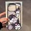 Силиконовый чехол Kuromi (Sanrio) для iPhone 14 Pro Max - миниатюра 2