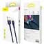 Кабель Baseus Cafule Cable USB to lightning 2.4A 1m CALKLF-BV3 Blue-Gold - миниатюра 2