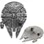 Брошка Falcon Корабель Сокіл Тисячоліття Millennium Falcon Зоряні війни Star Wars SW 16.72 - мініатюра 4