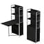 Стіл книжка з етажеркою Практик 2 Ferrum-decor 1555x640x990 Білий метал ДСП Сосна Кембра 16 мм (FRD-104634) - мініатюра 1