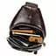Чоловічий шкіряний рюкзак на одне плече 18х32х7 для міста TIDING BAG MK03983 коричневий 18 см - мініатюра 7