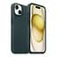 Кожаный чехол-панель для Apple iPhone 15, FAKE Leather Case, зеленый, искусственная кожа, премиальный, противоударный, защита всего корпуса, с мягкой подкладкой, поддержка MagSafe и беспроводной зарядки, ArmorStandart (ARM76291) - миниатюра 3