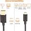 Кабель Amazon Basics USB 2.0 A Micro B 0.9 м чорний 3 шт. - мініатюра 5