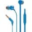 Дротові навушники JBL T110 Blue (JBLT110BLU) JBLT110BLU - мініатюра 1