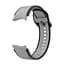 Браслет Double Line для Samsung Galaxy Watch 6 Classic 43mm 6 Classic 47mm - сіро-чорний ширина кріплення 20мм силікон Watchbands (W12-3WB82124463) - мініатюра 3