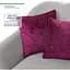 Подушка декоративная ТЕП Velour 40х40 см 409 бордовая (3-00437_07363) - миниатюра 7