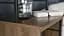 Стол-тумба трансформер Смарт 2/2 Ferrum-decor 750x1450x600 Черный металл ДСП Дуб Сонома Трюфель 16 мм (FRD-105106) - миниатюра 6