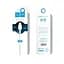 Кабель Hoco X20 Flash Type-c charging cable L-2 м Белый - миниатюра 2