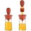 Диспенсер для масла и уксуса Semi Dispenser 180 мл, Terracotta с силиконовой кистью - миниатюра 1