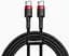 Кабель Baseus cafule Cable Type-C 2A 2m Red Black (CATKLF-G91) - мініатюра 2