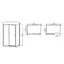 Душова кабіна без піддону Mixxus Premium Diverse SC03-120x80x195-TR Black прозоре скло 6 мм MI6868, Чорний матовий, Універсальна, прозорий - мініатюра 4