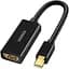 Переходник Mini DisplayPort M to HDMI F 4K 30Hz black Ugreen (40360) - миниатюра 1