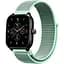 Ремінець нейлоновий на липучці BeWatch Xiaomi Amazfit BIP/GTS/GTR 20 мм М'ятний (1011331.3UW) - мініатюра 1