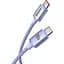 Кабель Baseus Crystal Shine Series Fast Charging Cable Type-C to Type-C 100W 1.2m CAJY000605 Purple - мініатюра 2