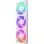 Вентилятор NZXT F420 RGB Core Fan Single Frame (RF-U42HF-W1) White - мініатюра 3