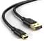 Зарядний кабель Ugreen US132 Mini USB to USB 2.0 0.25 M Black (10353) - мініатюра 1