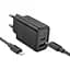СЗУ Hoco N63 Gentle PD30W+QC3.0 (1USB-A/1C) + кабель Type-C to Lightning Black - миниатюра 3