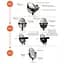 Стульчик для кормления Bloom Fresco Rose gold/Riviera blue (U10515-GRB\E10540-RBL) - миниатюра 8
