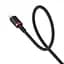 Кабель Baseus Dura Series Fast Charging Lightning 2.4A (1m) red/black (P10377801U01-01) - мініатюра 8
