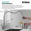 Змішувач для кухні Kraus Bolden KPF-1610MBSB, Чорний - мініатюра 5