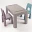 Комплект меблів Tega Baby Teggi Multifun: стіл + 2 стільця stone/heather/turquoise (TI-011-179) - мініатюра 2