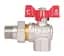 Кран кульовий Thermo Alliance "Американка" Standart 1/2" ВЗ кутовий, PN40, метелик SD222W15 - мініатюра 2