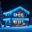 Уличная гирлянда Бахрома GarlandoPro 50 м 840 LED черная проволока Синяя 50MBBL - миниатюра 1