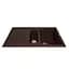 Кухонная мойка Adamant NEW LINE PLUS коричневая 975x495x235 мм, с крылом 97,5 см - миниатюра 2