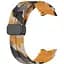 Ремінець для Samsung Galaxy Watch 4 Classic 46mm - жовто-чорний ширина кріплення 20мм силікон Watchbands Cls-color (W30-6WB87751991) - мініатюра 2