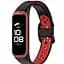 Ремінець DK Silicone Sport Band Nike для Samsung Galaxy Fit2 (R220) (black / red) - мініатюра 2