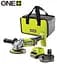 Шліфмашина кутова акумуляторна ONE+ RAG18125-1C40S 125мм 18В Ryobi teh0025513 - мініатюра 2