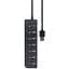 Концентратор Gembird 7 ports (1xUSB3.1+6xUSB2.0) switch black (UHB-U3P1U2P6P-01) - мініатюра 5
