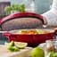Сотейник KitchenAid чавунний з кришкою 26 см 2.77 л червоний (CC009009-001) - мініатюра 5