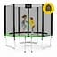 Батут із зовнішньою сіткою 4FIZJO Classic 10FT 312 см Black/Green (P-5907739314130) - мініатюра 5