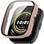 Чохол-накладка DK для Xiaomi Amazfit Bip 5 Пластик Gloss Скло Full Cover Pink - мініатюра 1