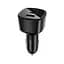 Автомобільний зарядний пристрій Acefast B18 200W(2USB-C+USB-A)fast car charger Black (6974316285953) - мініатюра 5