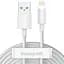 Кабель Baseus Simple Wisdom Cable USB to Lightning 2.4A 1.5m Kit 2PCS TZCALZJ-02 White - миниатюра 1