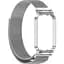 Ремінець-бампер DK для Xiaomi Redmi Smart Band 2 Metal Milanese Loop Magnetic (016244) (silver) - мініатюра 3