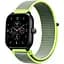 Ремінець нейлоновий на липучці BeWatch Xiaomi Amazfit BIP/GTS/GTR 20 мм Сіро-салатовий (1011303.1UW) - мініатюра 1
